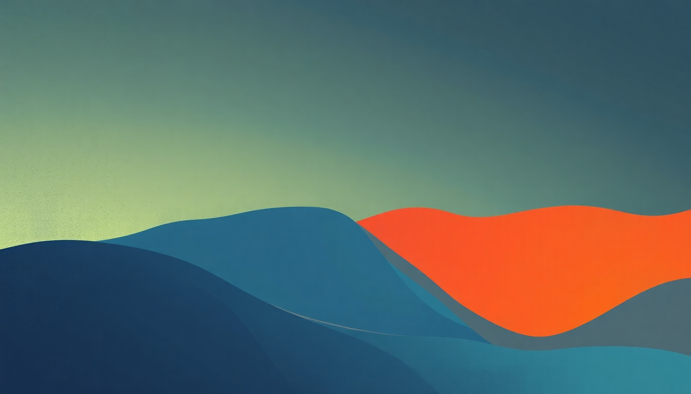 Fan-driven abstract illustration evoking the emotional arc of Clean Sheets by The Descendents