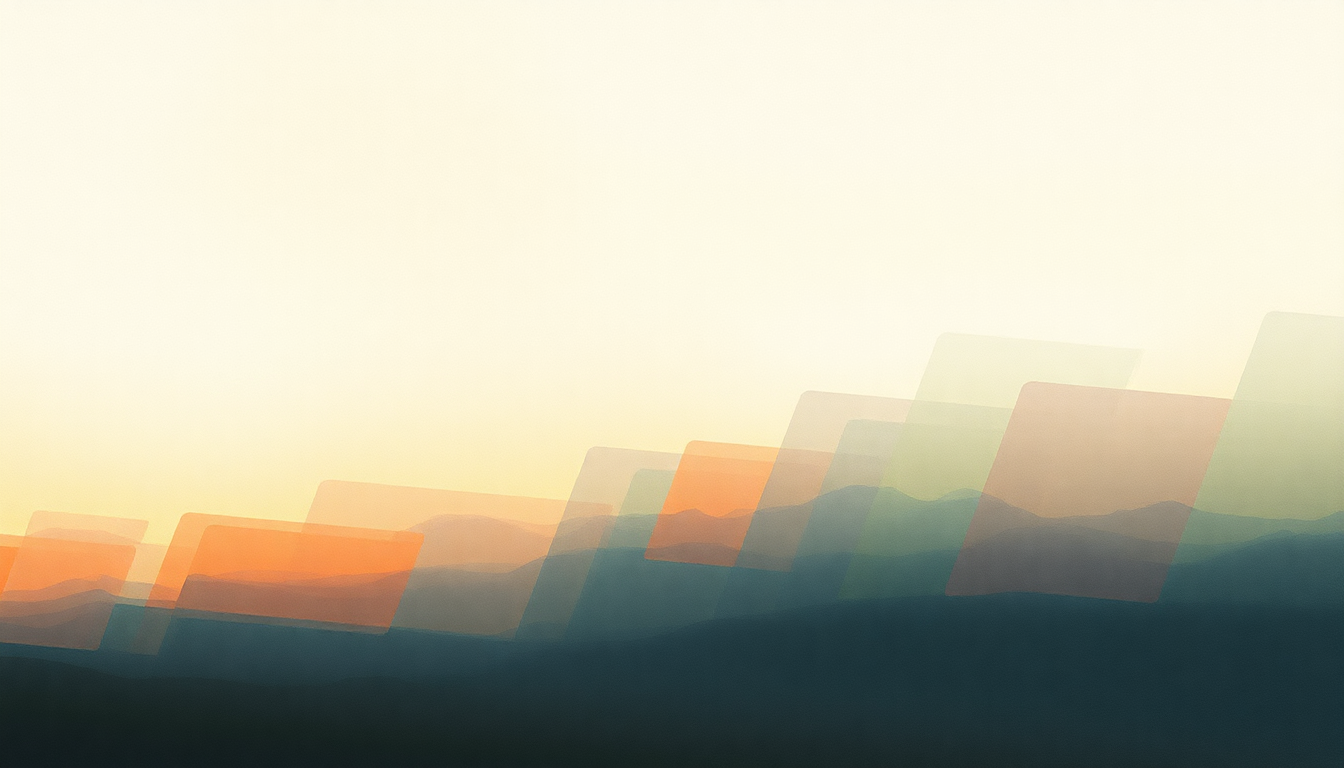 Fan-driven abstract illustration evoking the emotional arc of Colorblind by Counting Crows