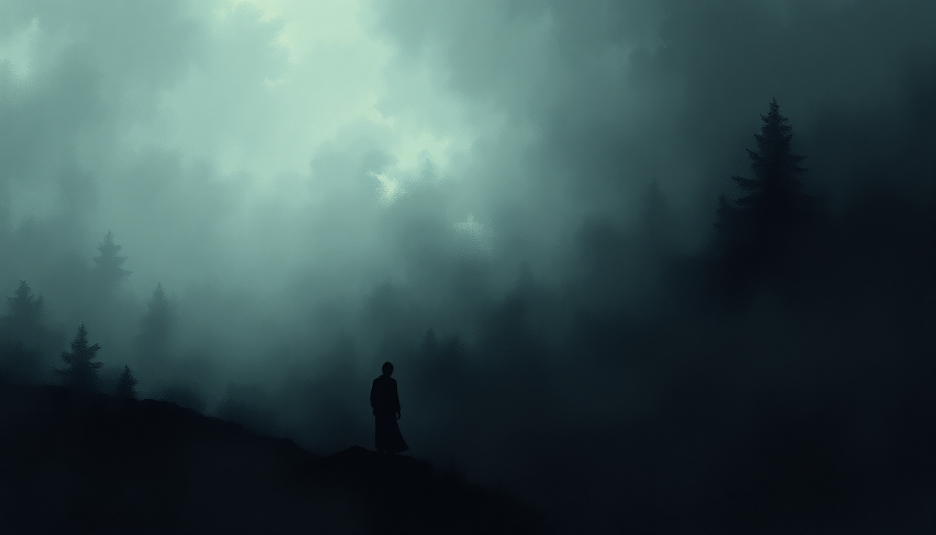 Fan-driven abstract illustration evoking the emotional arc of Come Back by Deafheaven