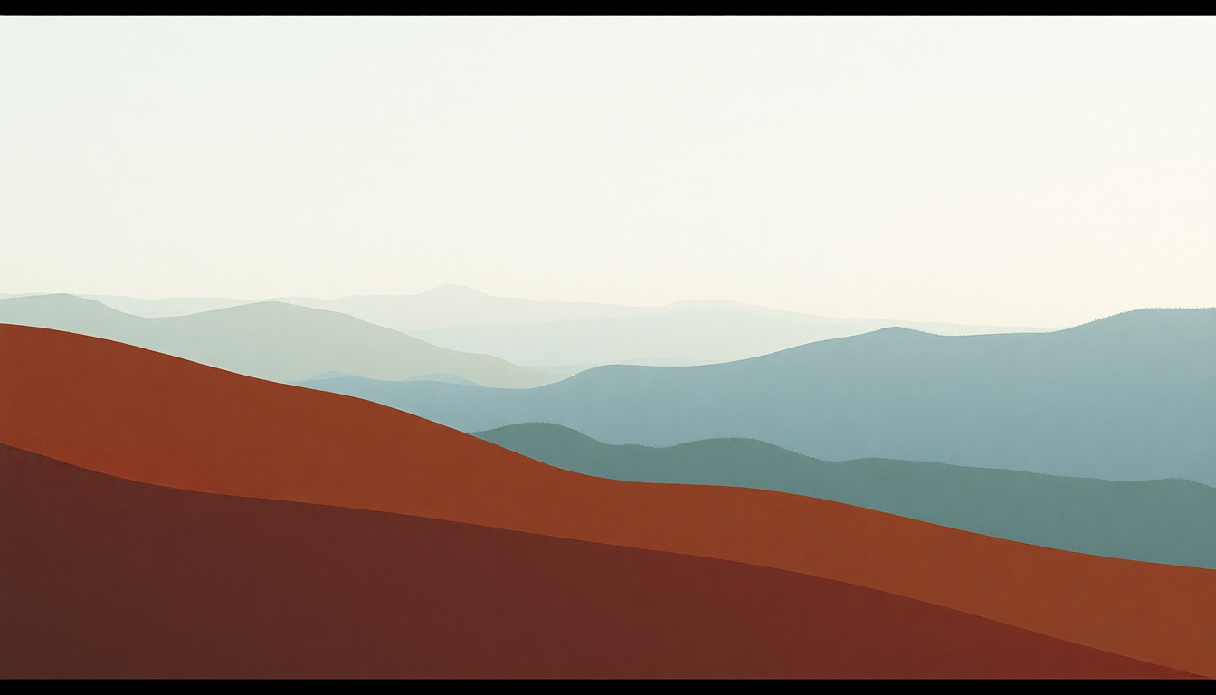 Fan-driven abstract illustration evoking the emotional arc of Come Back to Earth by Mac Miller