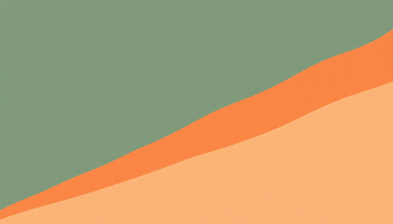 Fan-driven abstract illustration evoking the emotional arc of Comfortable Life by Andy Shauf