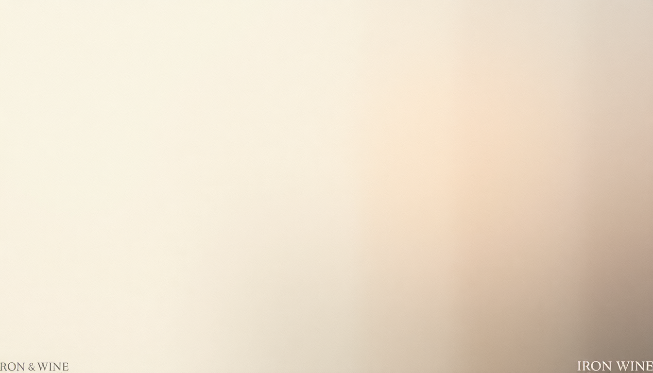 Fan-driven abstract illustration evoking the emotional arc of Communion Cups and Someone's Coat by Iron & Wine