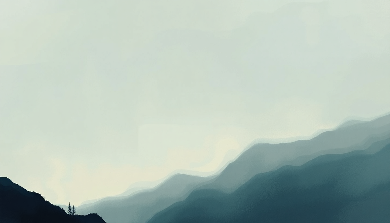 Fan-driven abstract illustration evoking the emotional arc of Continuum by John Mayer