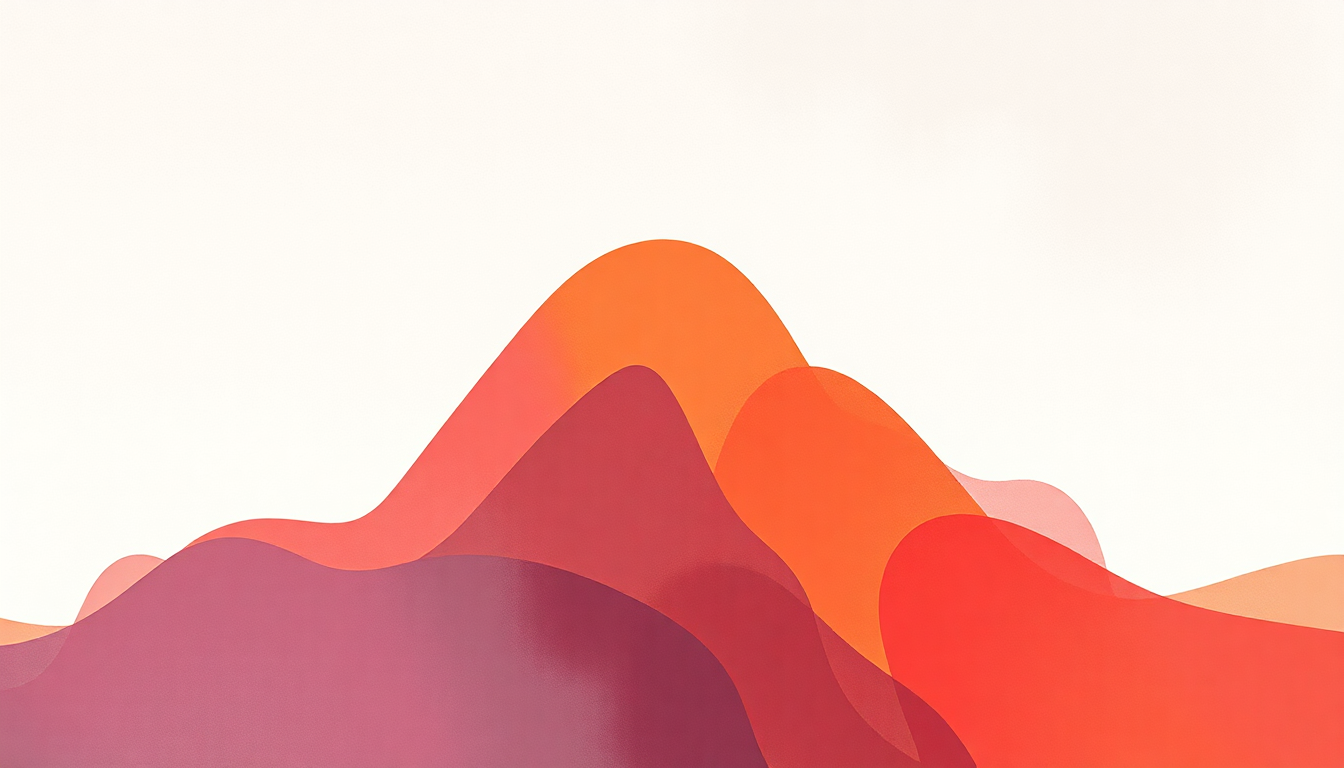 Fan-driven abstract illustration evoking the emotional arc of Cool by Dua Lipa