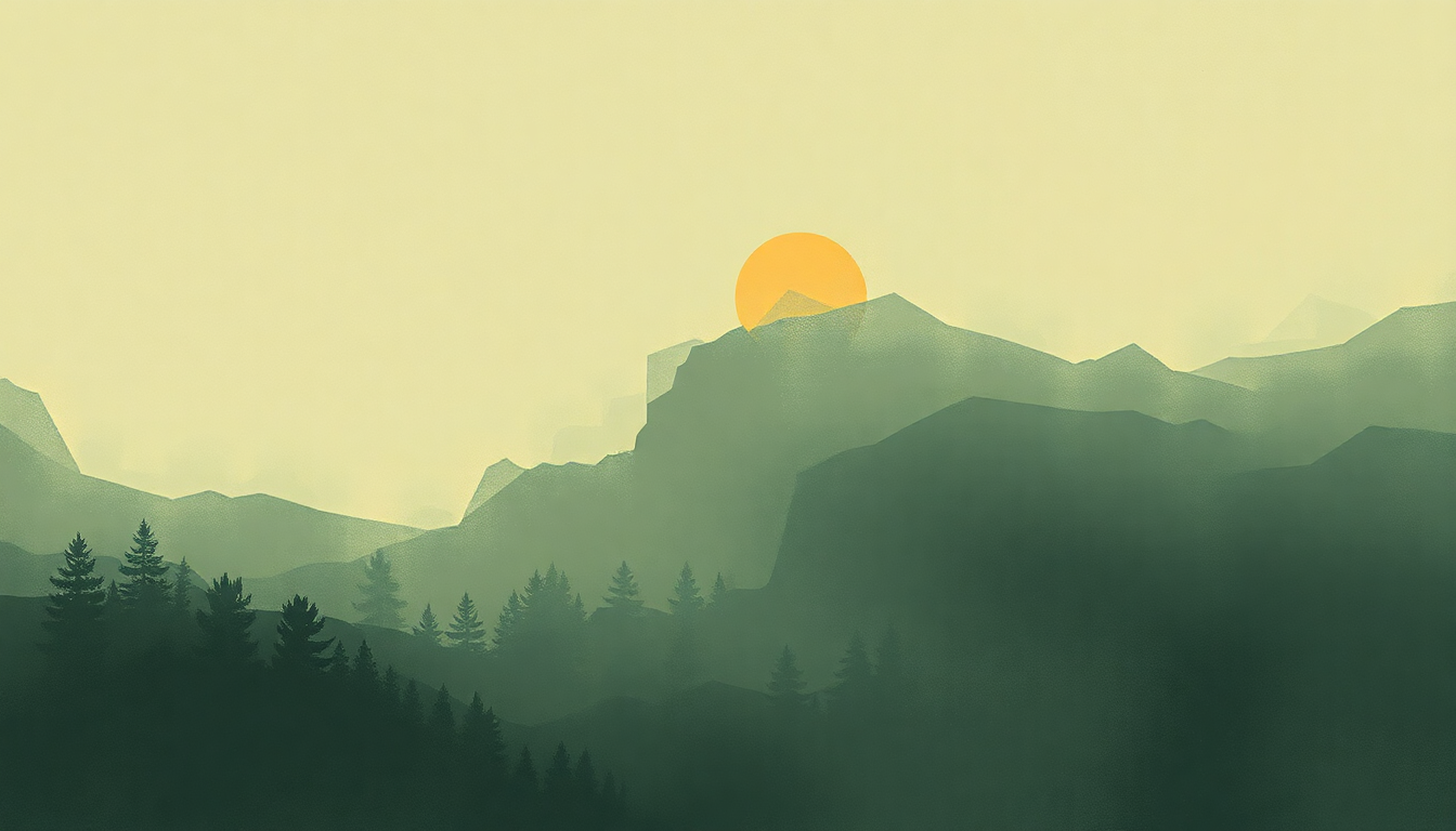 Fan-driven abstract illustration evoking the emotional arc of Coolidge by The Descendents