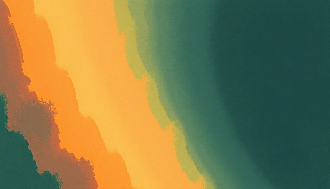 Fan-driven abstract illustration evoking the emotional arc of Corduroy by Pearl Jam