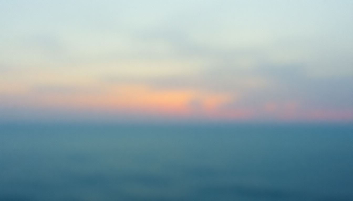 Fan-driven abstract illustration evoking the emotional arc of Corpus Christi Bay by Robert Earl Keen