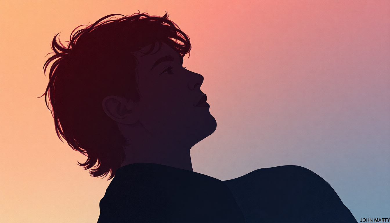 Fan-driven abstract illustration evoking the emotional arc of Couldn't Love You More by John Martyn