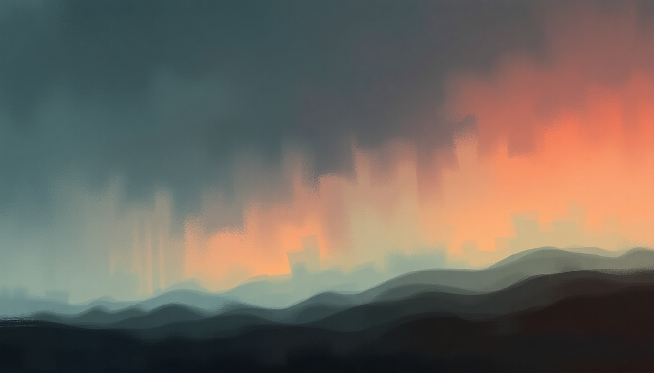 Fan-driven abstract illustration evoking the emotional arc of Country Song by Seether