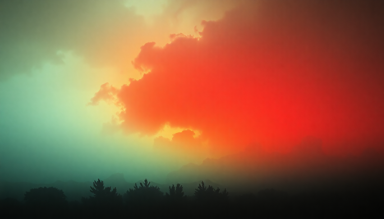 Fan-driven abstract illustration evoking the emotional arc of Coward by Swans