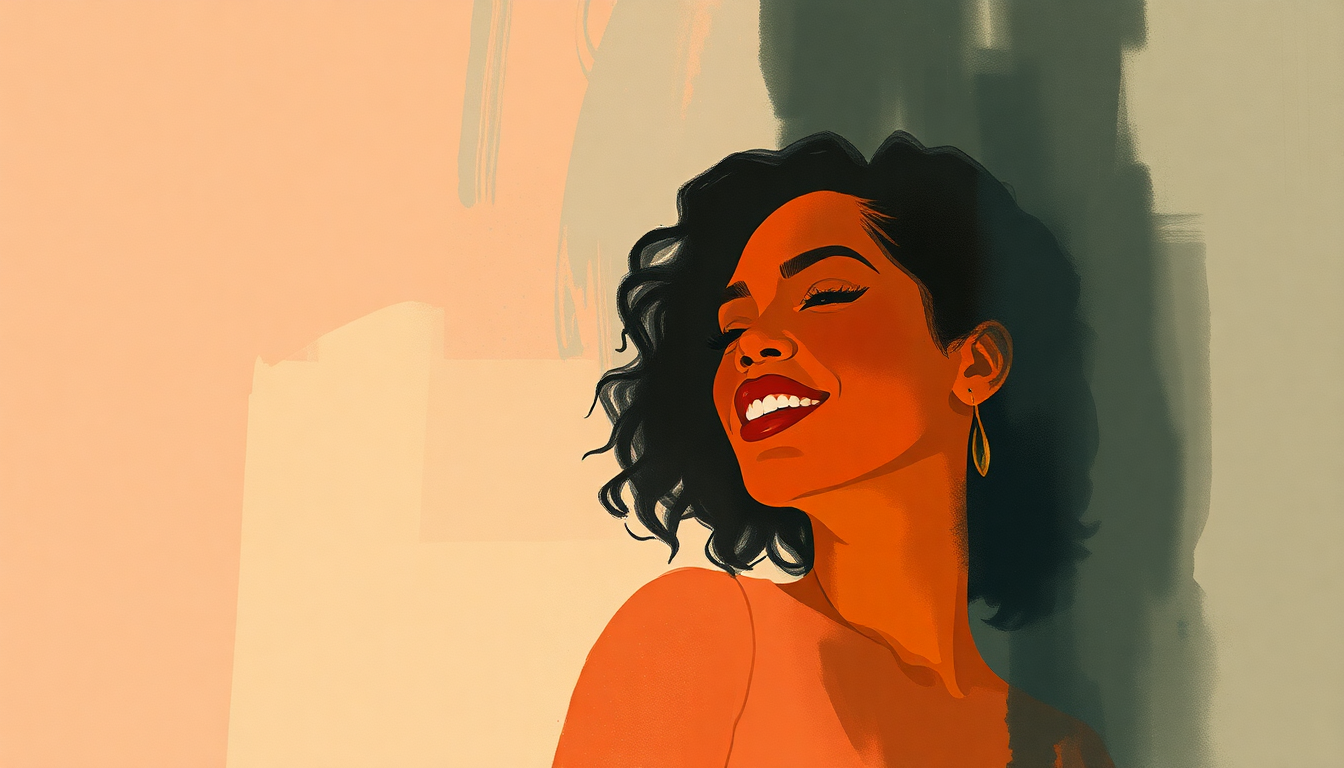 Fan-driven abstract illustration evoking the emotional arc of Cozy by Beyoncé