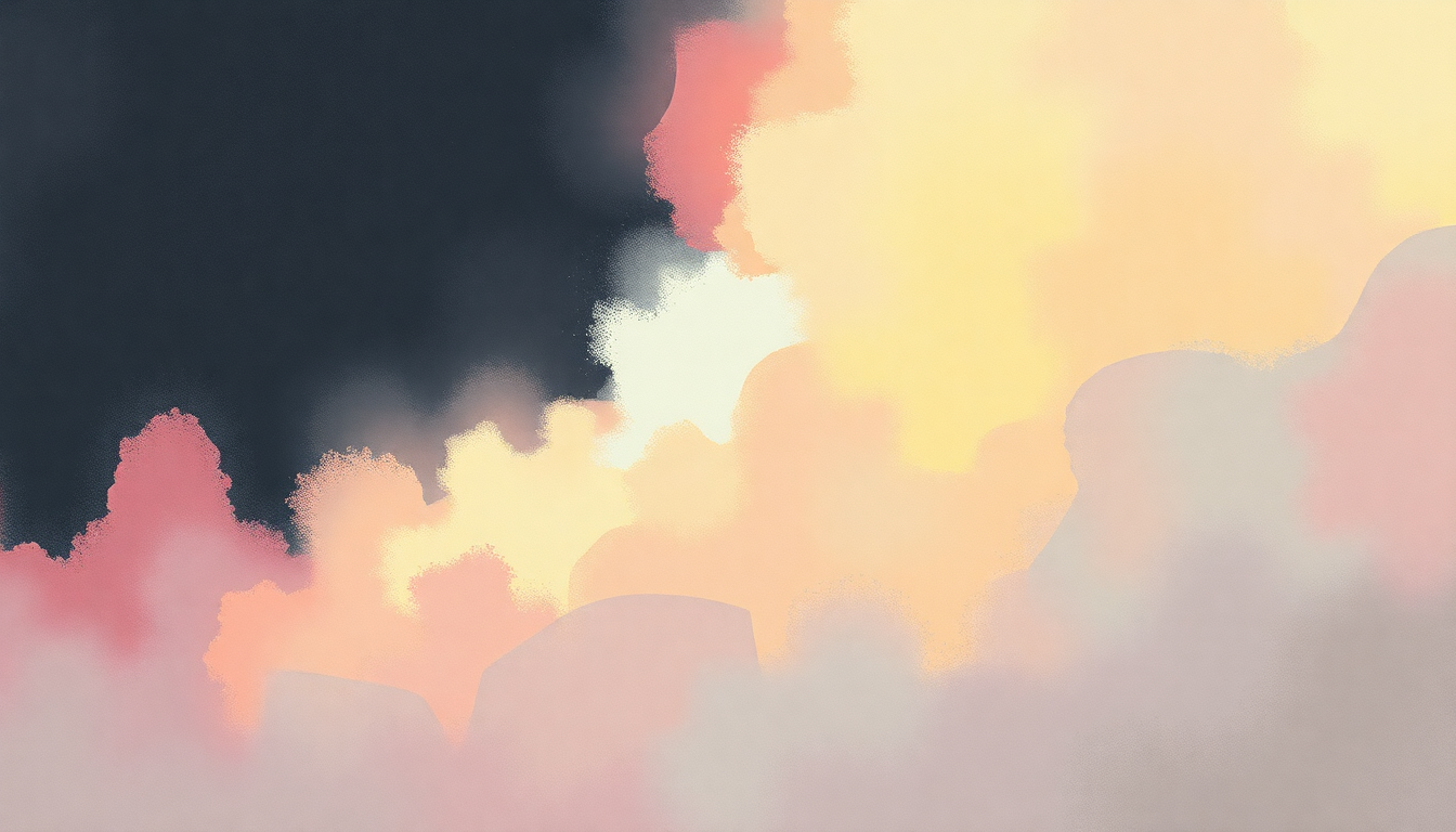 Fan-driven abstract illustration evoking the emotional arc of Crescendolls by Daft Punk