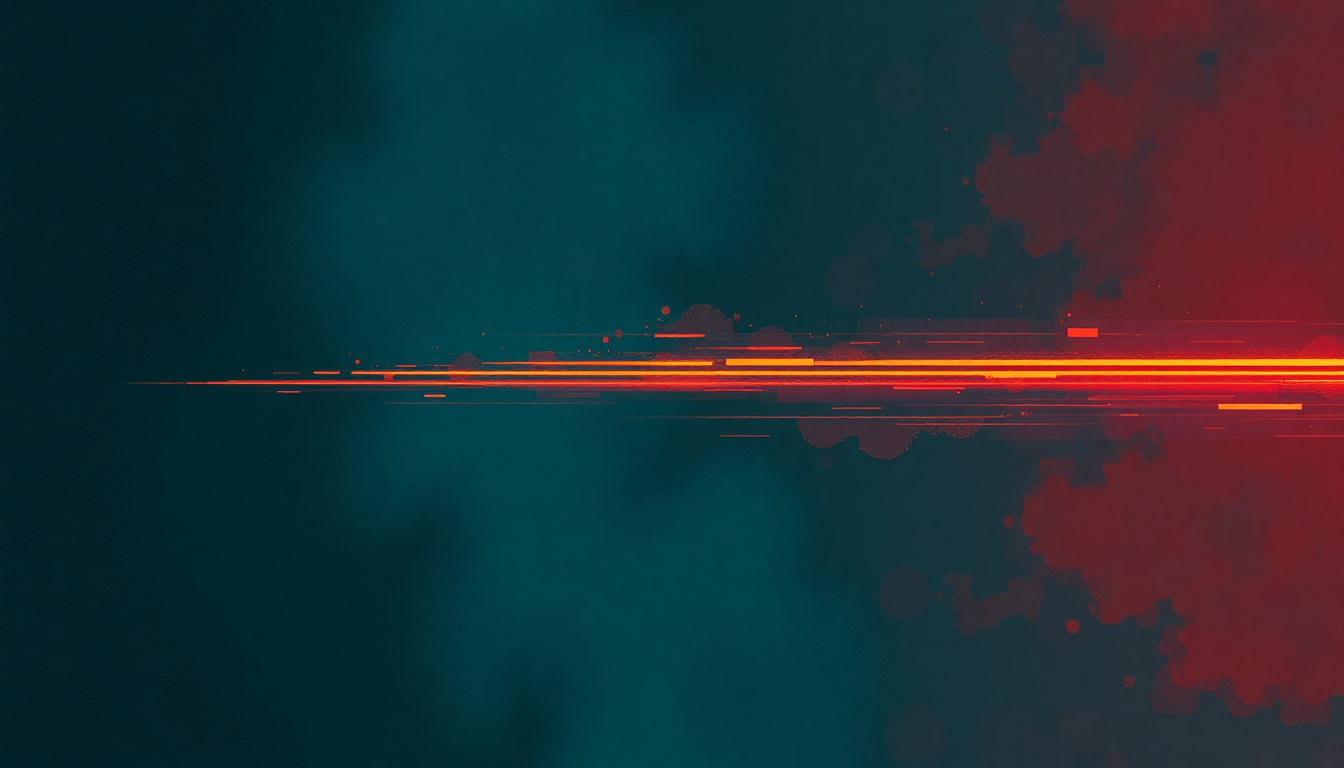 Fan-driven abstract illustration evoking the emotional arc of Crossfire by Stevie Ray Vaughan