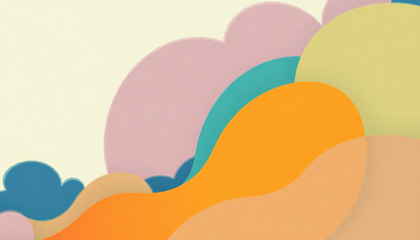Fan-driven abstract illustration evoking the emotional arc of Daisy Glaze by Big Star