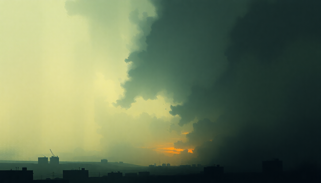 Fan-driven abstract illustration evoking the emotional arc of Damaged Goods by Converge