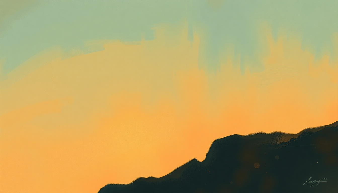 Fan-driven abstract illustration evoking the emotional arc of Darn That Dream by Clifford Brown