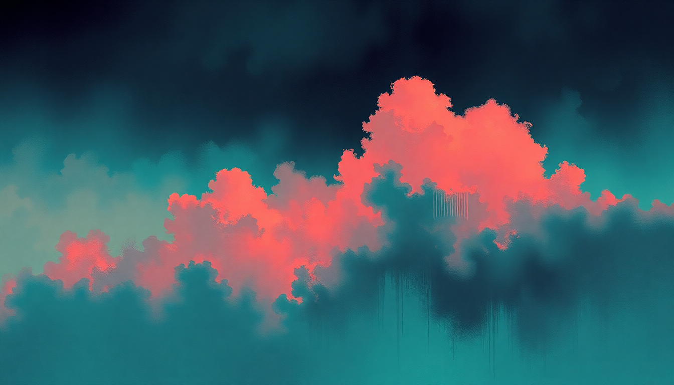 Fan-driven abstract illustration evoking the emotional arc of Daydream by Bad Brains