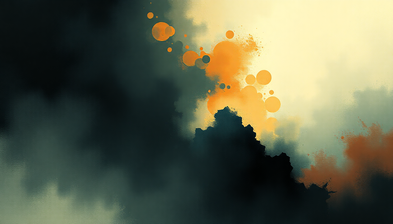 Fan-driven abstract illustration evoking the emotional arc of Days of Future Past by Iron Maiden