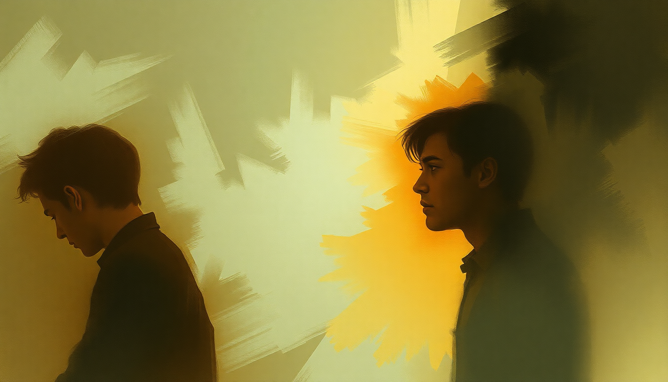 Fan-driven abstract illustration evoking the emotional arc of Dazed and Confused by The Yardbirds