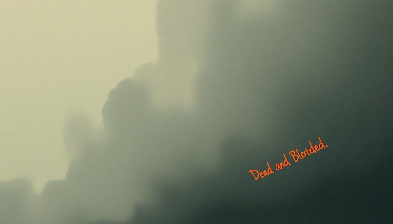 Fan-driven abstract illustration evoking the emotional arc of Dead and Bloated by Stone Temple Pilots