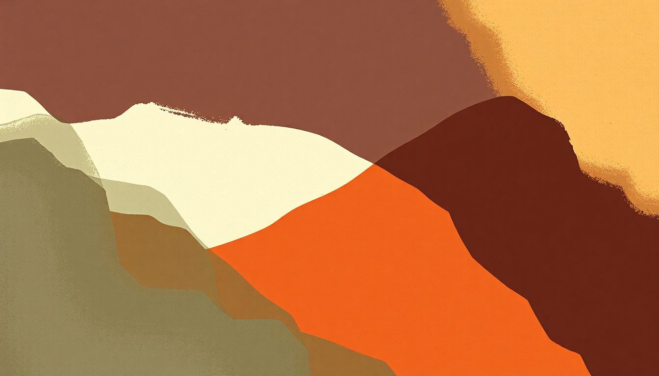 Fan-driven abstract illustration evoking the emotional arc of Describe by Perfume Genius