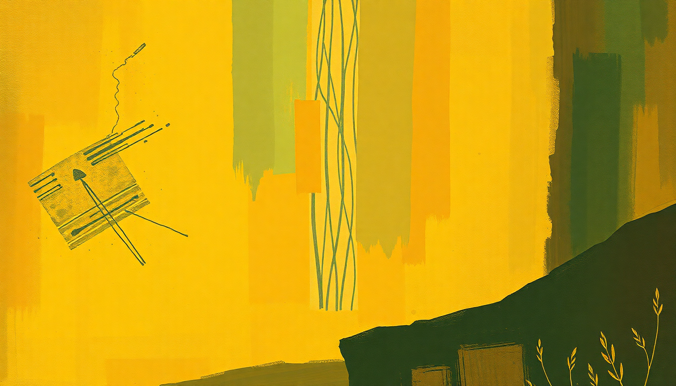 Fan-driven abstract illustration evoking the emotional arc of Dexter Digs In by Dexter Gordon