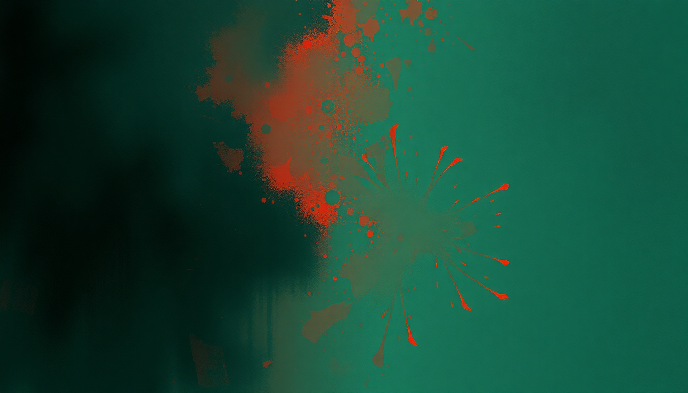 Fan-driven abstract illustration evoking the emotional arc of Diane by Hüsker Dü