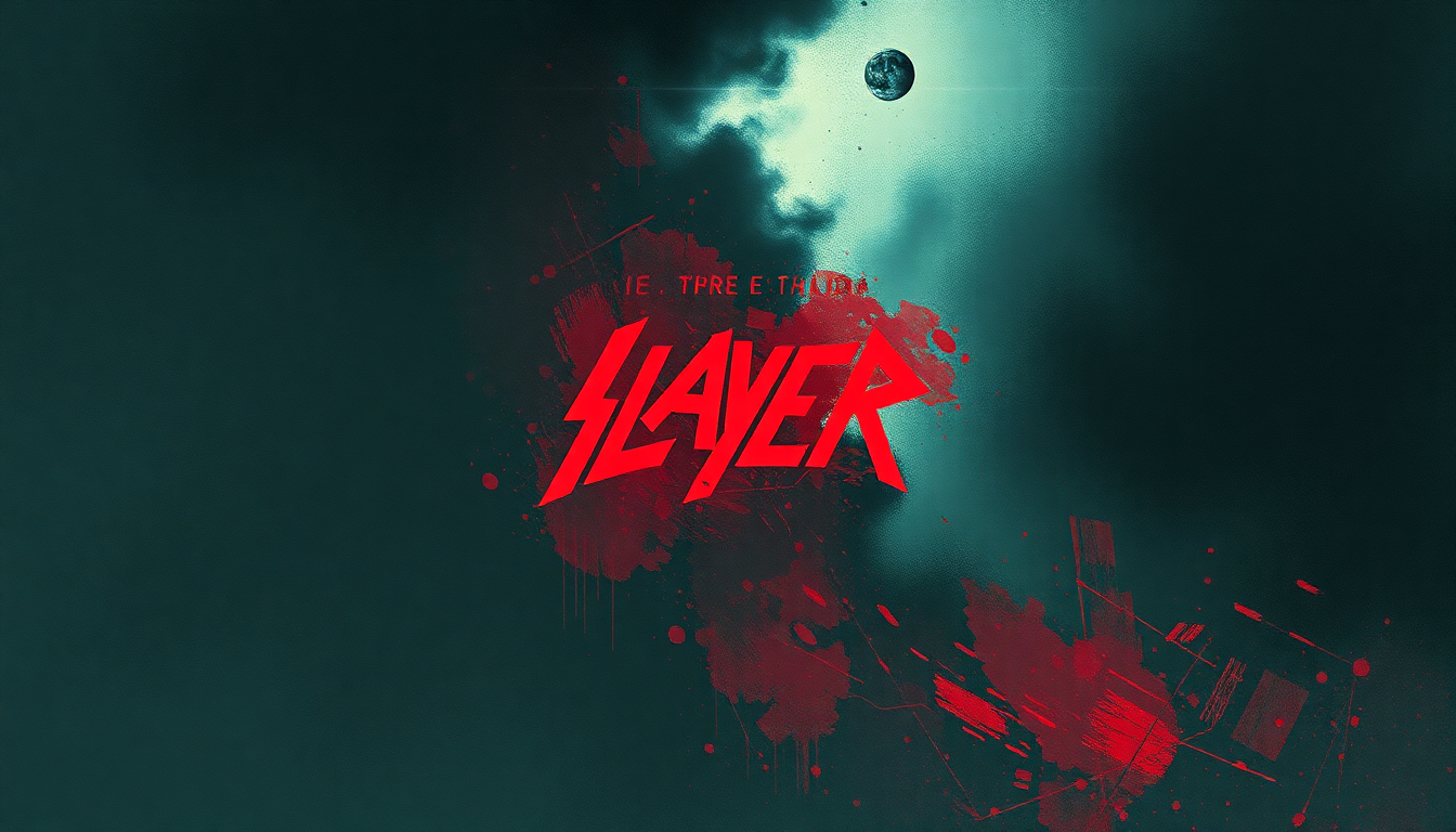 Fan-driven abstract illustration evoking the emotional arc of Die by the Sword by Slayer