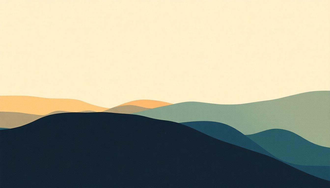 Fan-driven abstract illustration evoking the emotional arc of Digging by Hovvdy