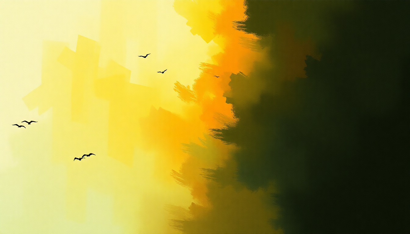 Fan-driven abstract illustration evoking the emotional arc of Digital by Goldie