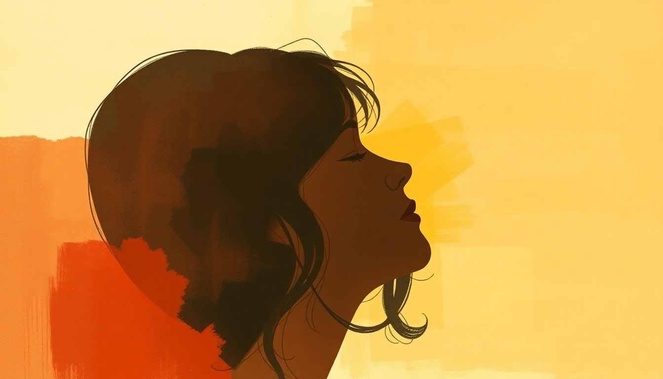 Fan-driven abstract illustration evoking the emotional arc of Dimples by John Lee Hooker