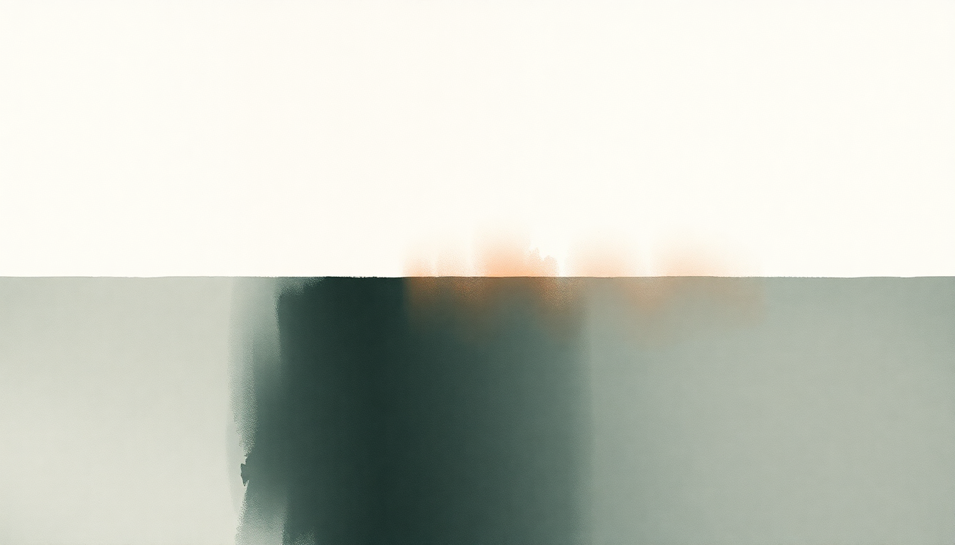 Fan-driven abstract illustration evoking the emotional arc of Direct Address by Lucy Dacus