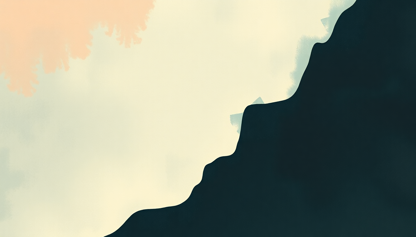 Fan-driven abstract illustration evoking the emotional arc of Disarray by Low