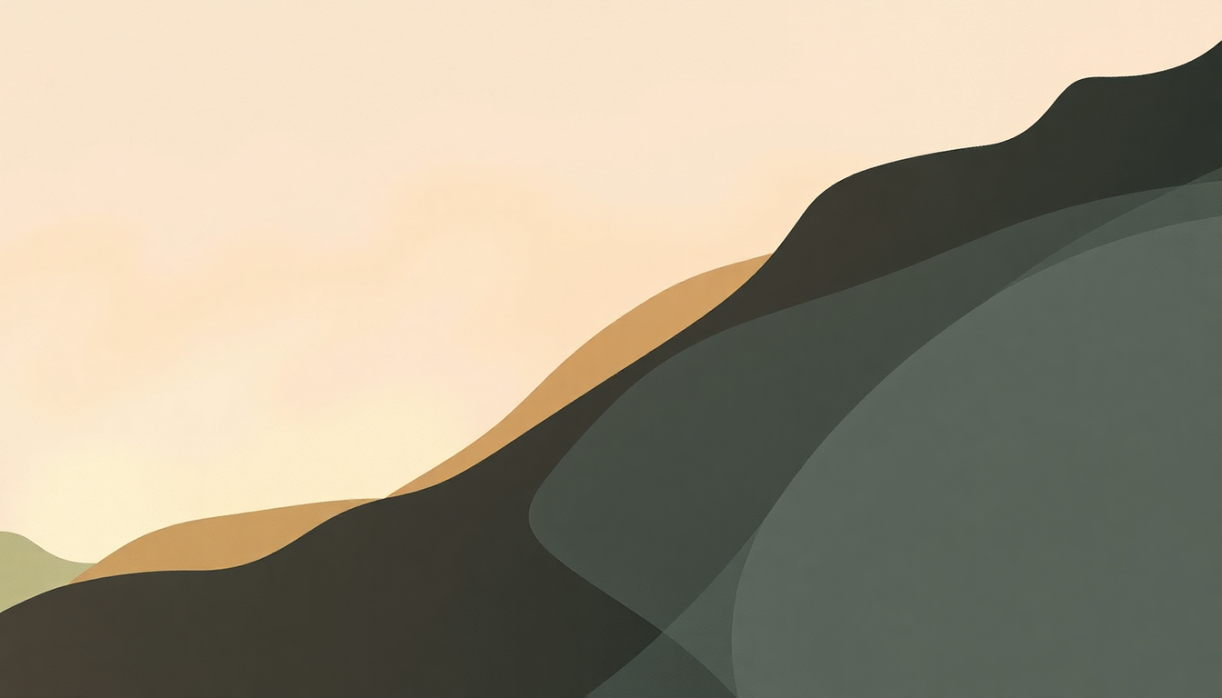 Fan-driven abstract illustration evoking the emotional arc of Discoverer by R.E.M.