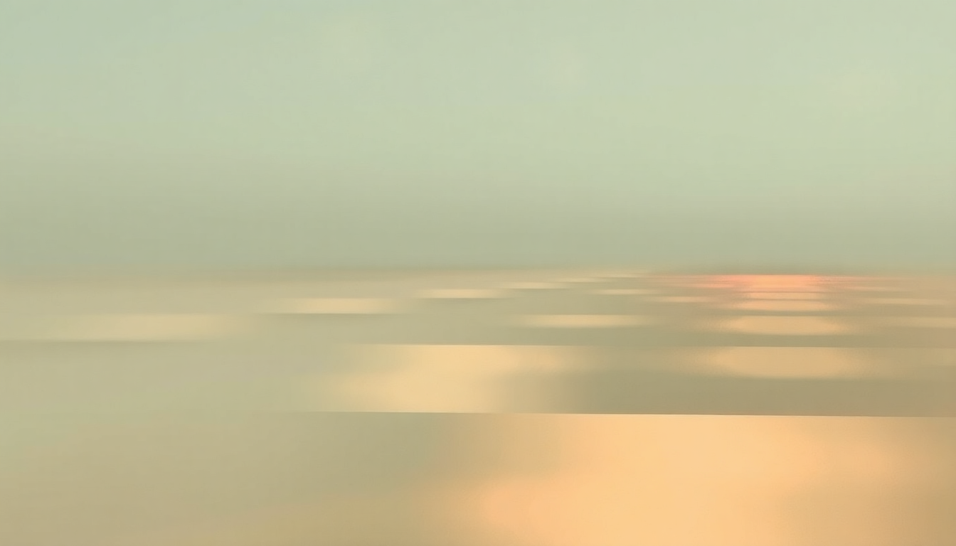 Fan-driven abstract illustration evoking the emotional arc of Disintegration Loop 1.1 by William Basinski