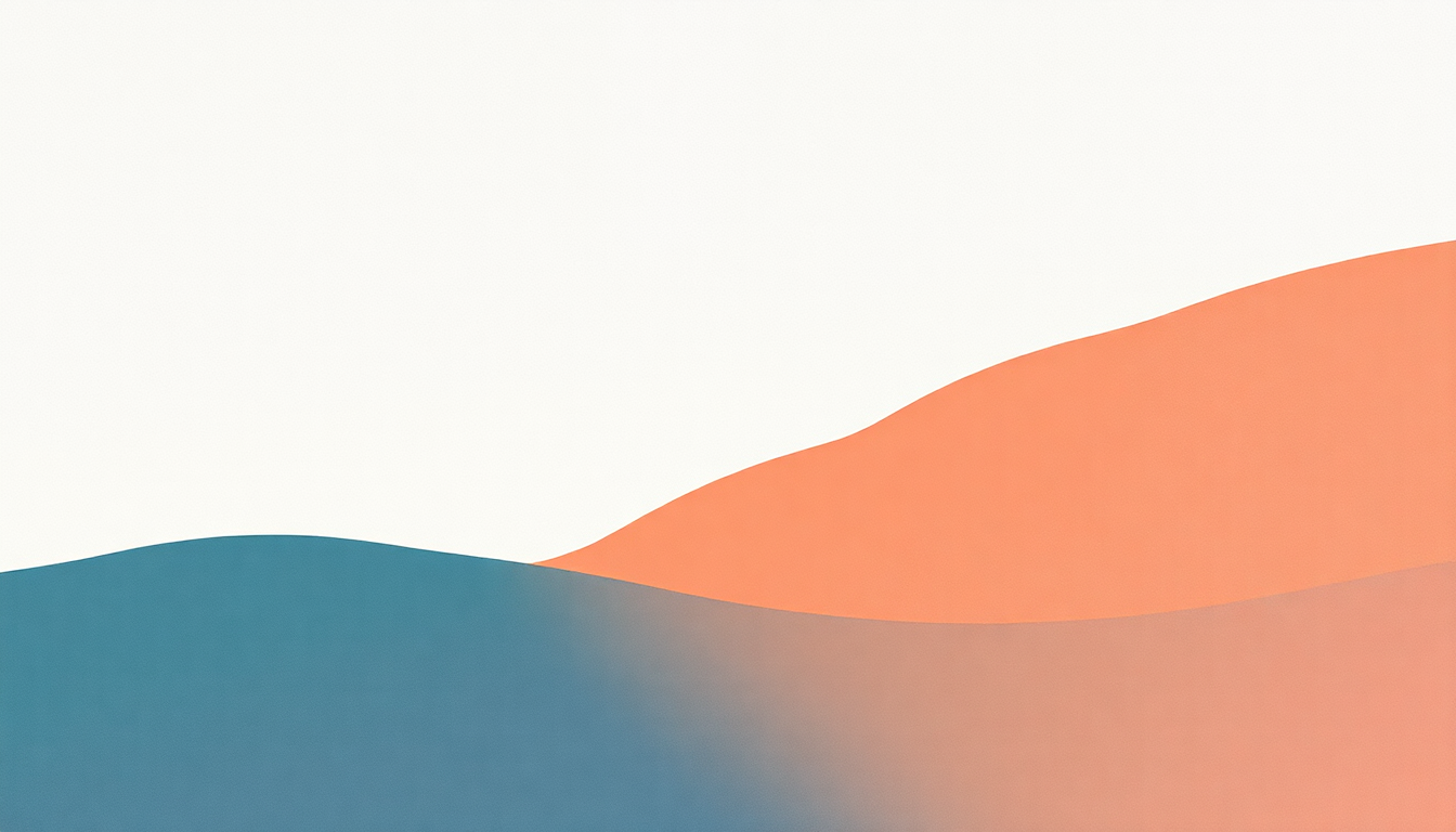 Fan-driven abstract illustration evoking the emotional arc of Dive by Caribou