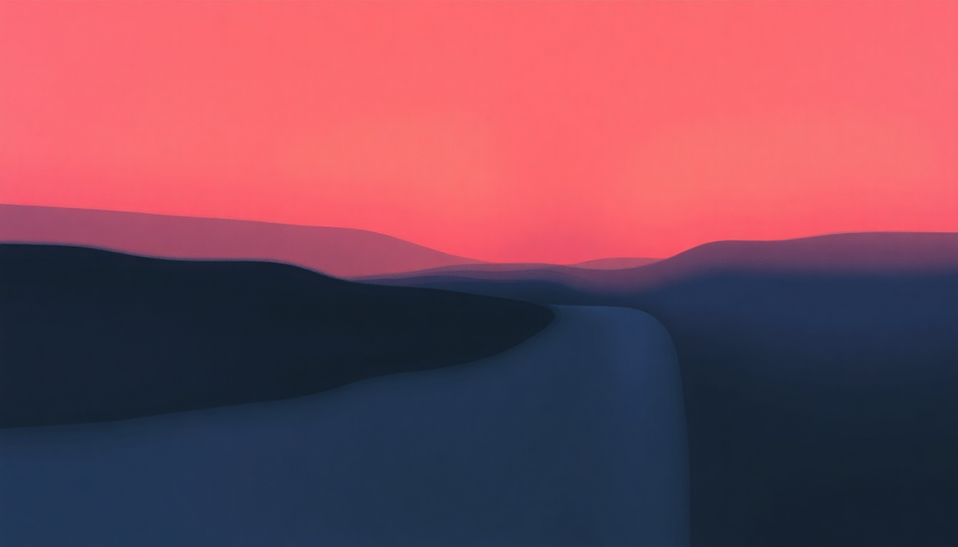 Fan-driven abstract illustration evoking the emotional arc of Don't Ask Me Why by Eurythmics