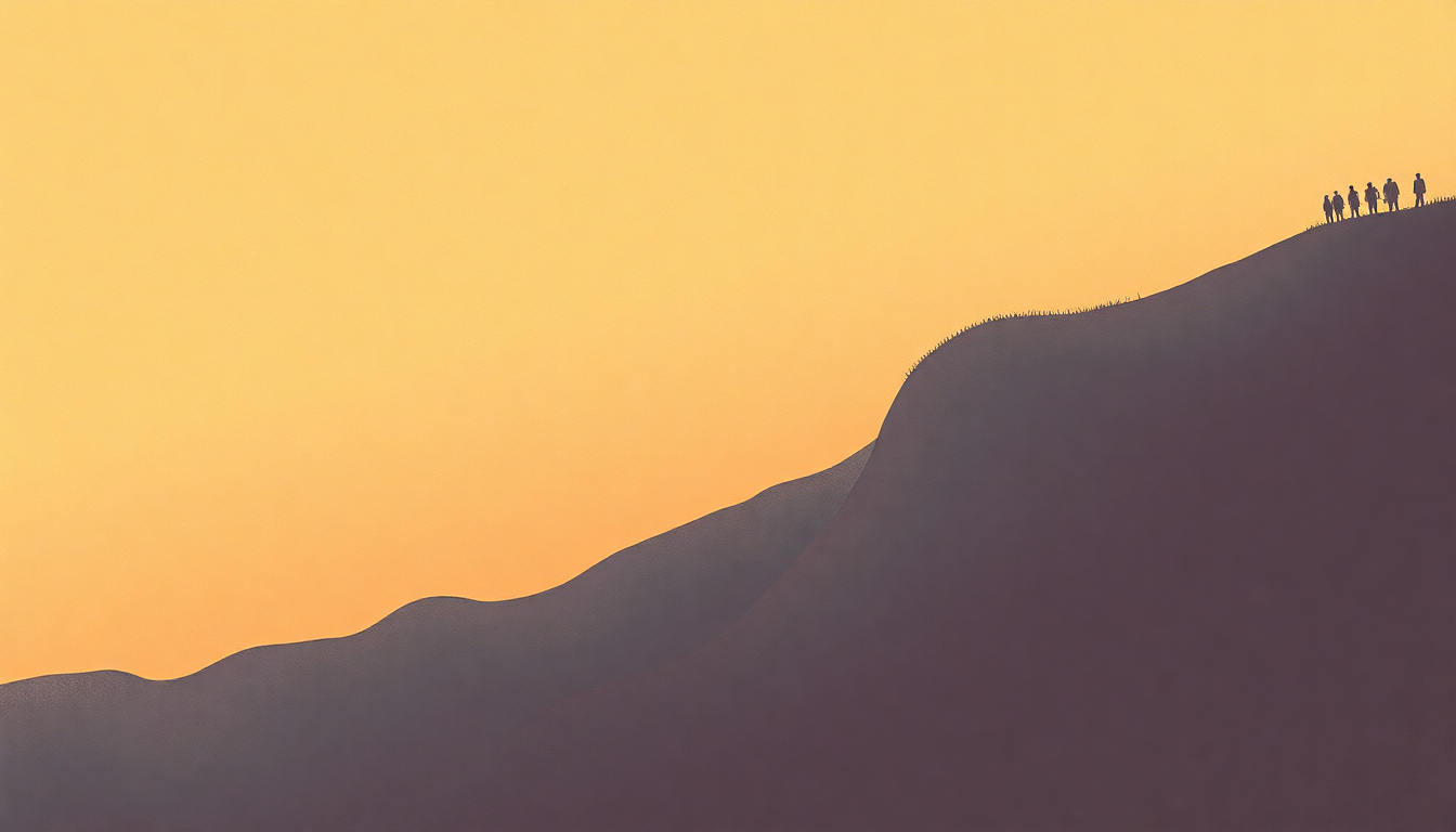 Fan-driven abstract illustration evoking the emotional arc of Don't Say Goodnight by Isley Brothers