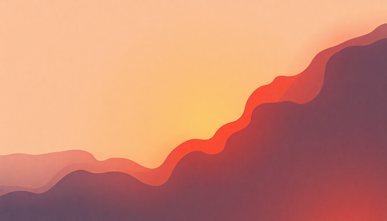 Fan-driven abstract illustration evoking the emotional arc of Dorothy by Kevin Morby