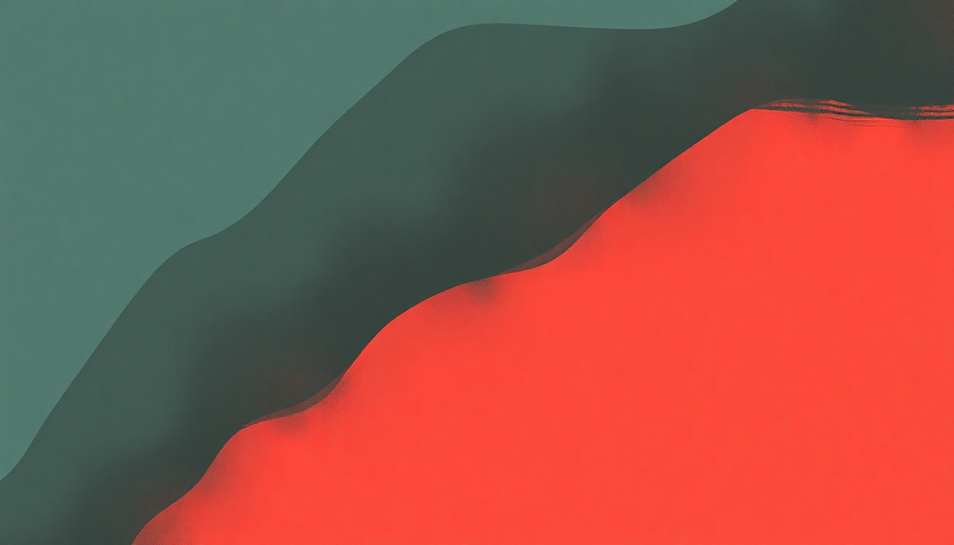 Fan-driven abstract illustration evoking the emotional arc of Doubt by Dwele