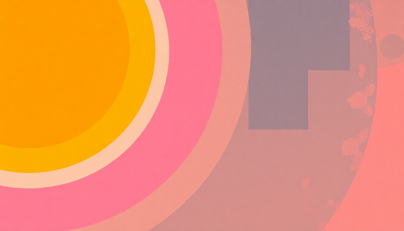 Fan-driven abstract illustration evoking the emotional arc of Doughnut by Twice