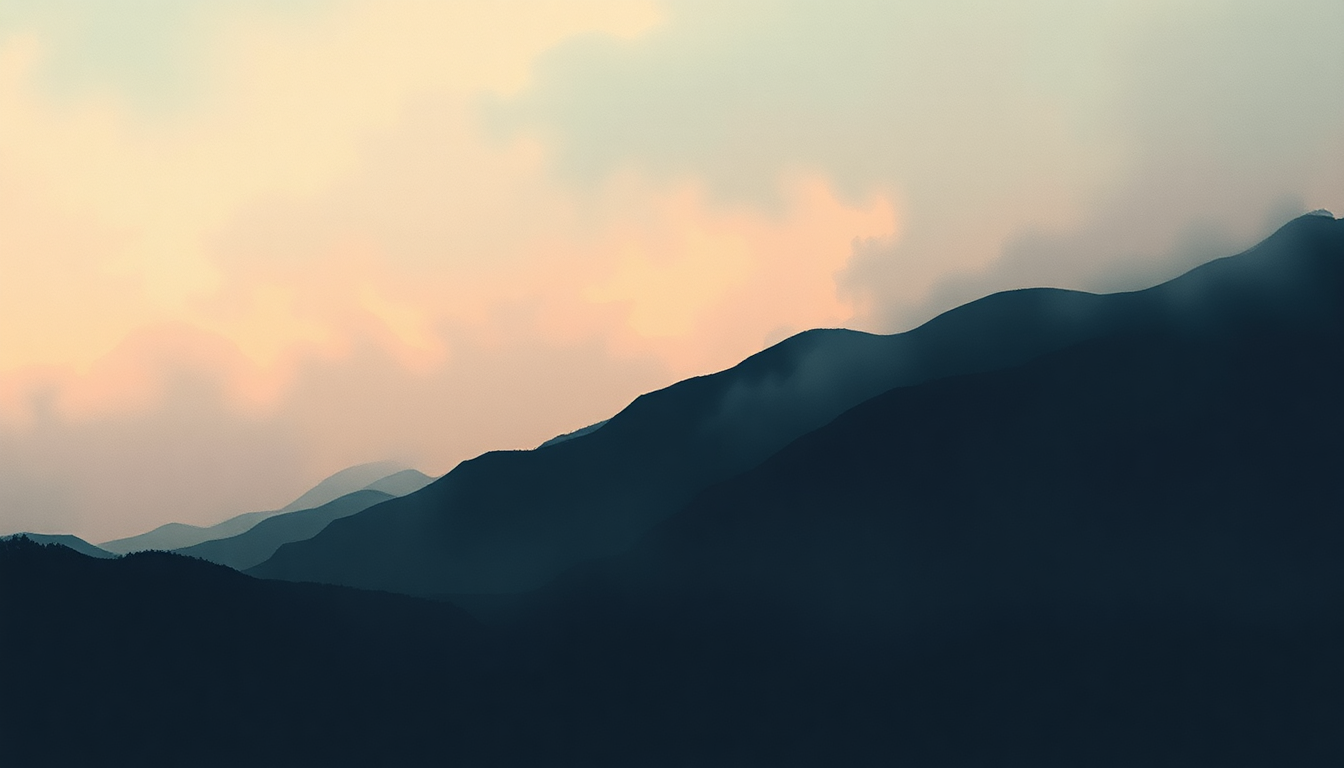 Fan-driven abstract illustration evoking the emotional arc of Down Hill by Drake