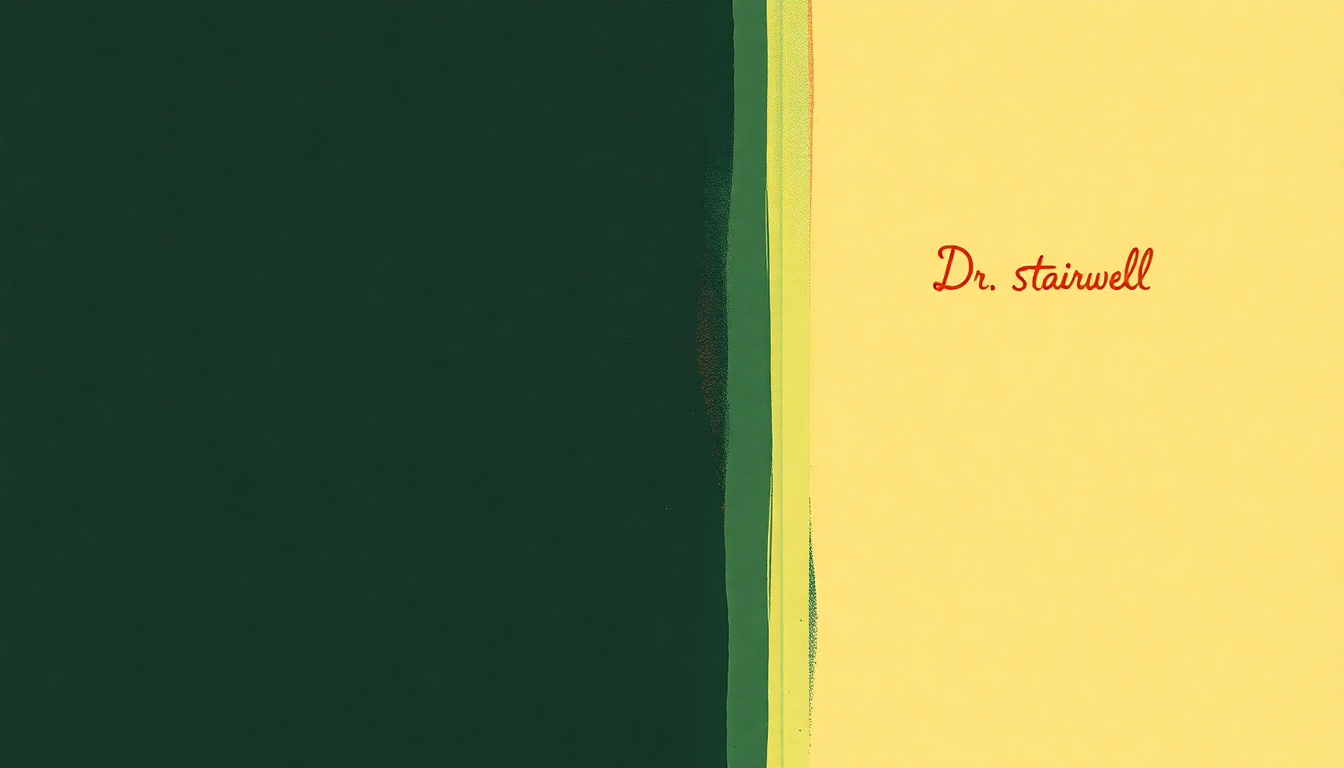 Fan-driven abstract illustration evoking the emotional arc of Dr Stairwell by Plaid