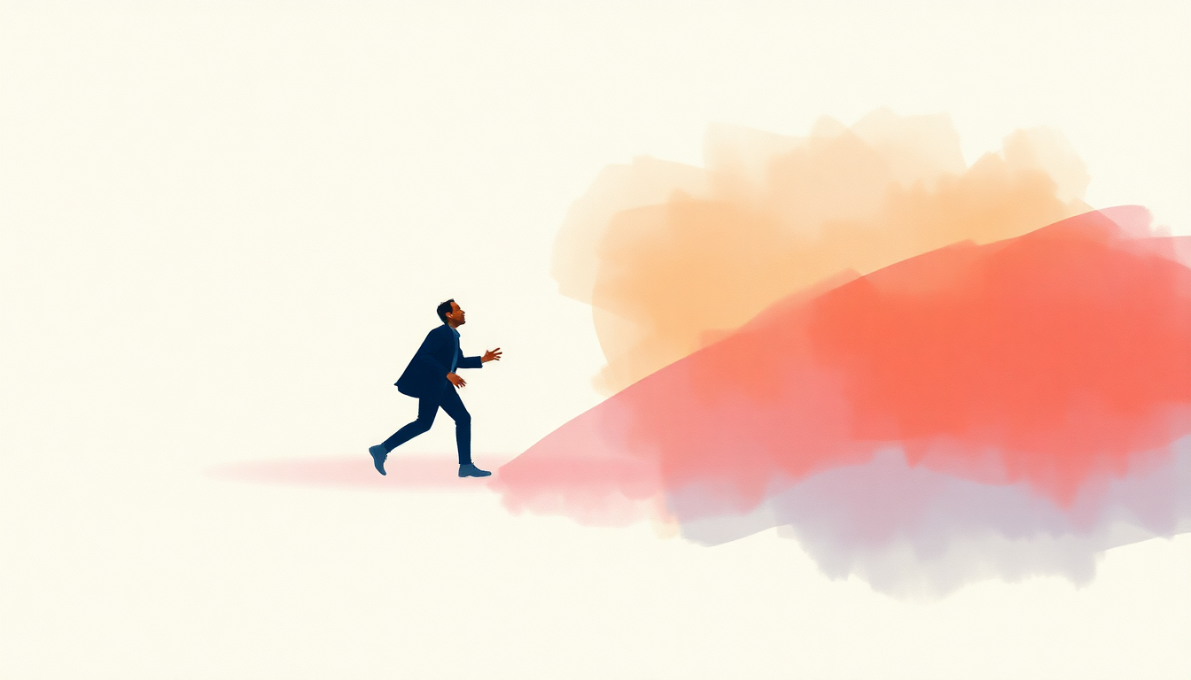 Fan-driven abstract illustration evoking the emotional arc of Drop It on Me by Ricky Martin