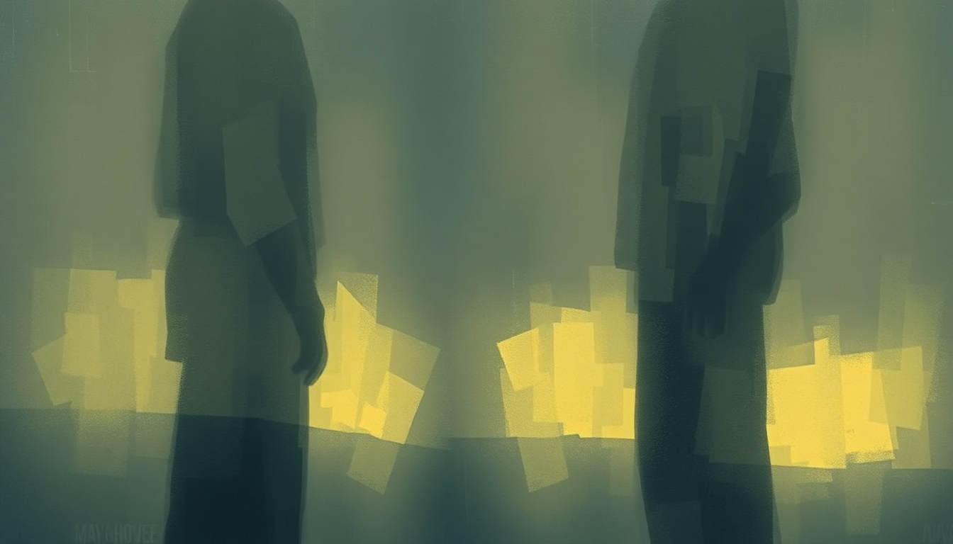 Fan-driven abstract illustration evoking the emotional arc of Dry Spell Blues by Son House