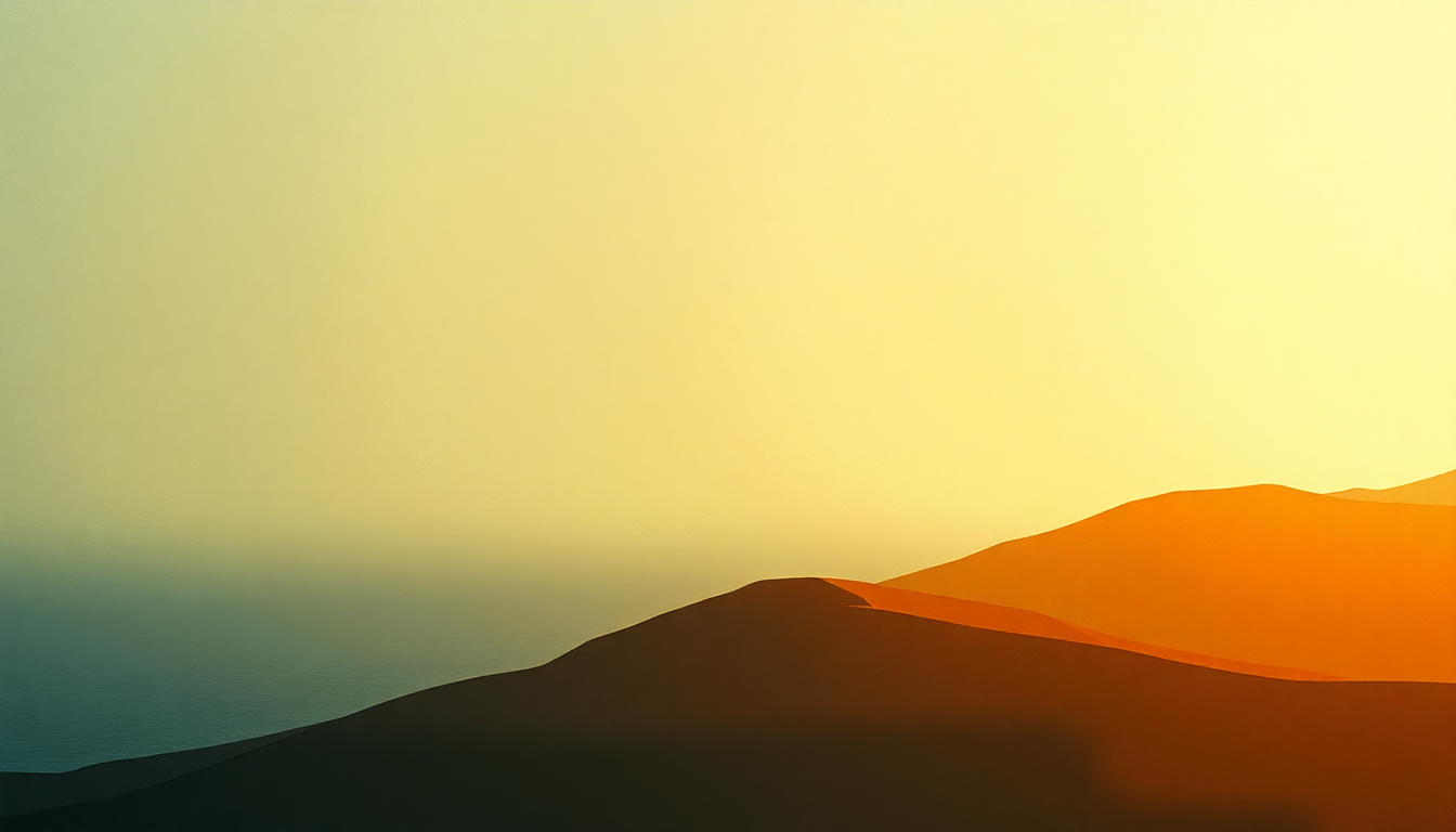 Fan-driven abstract illustration evoking the emotional arc of Earthrise by Camel