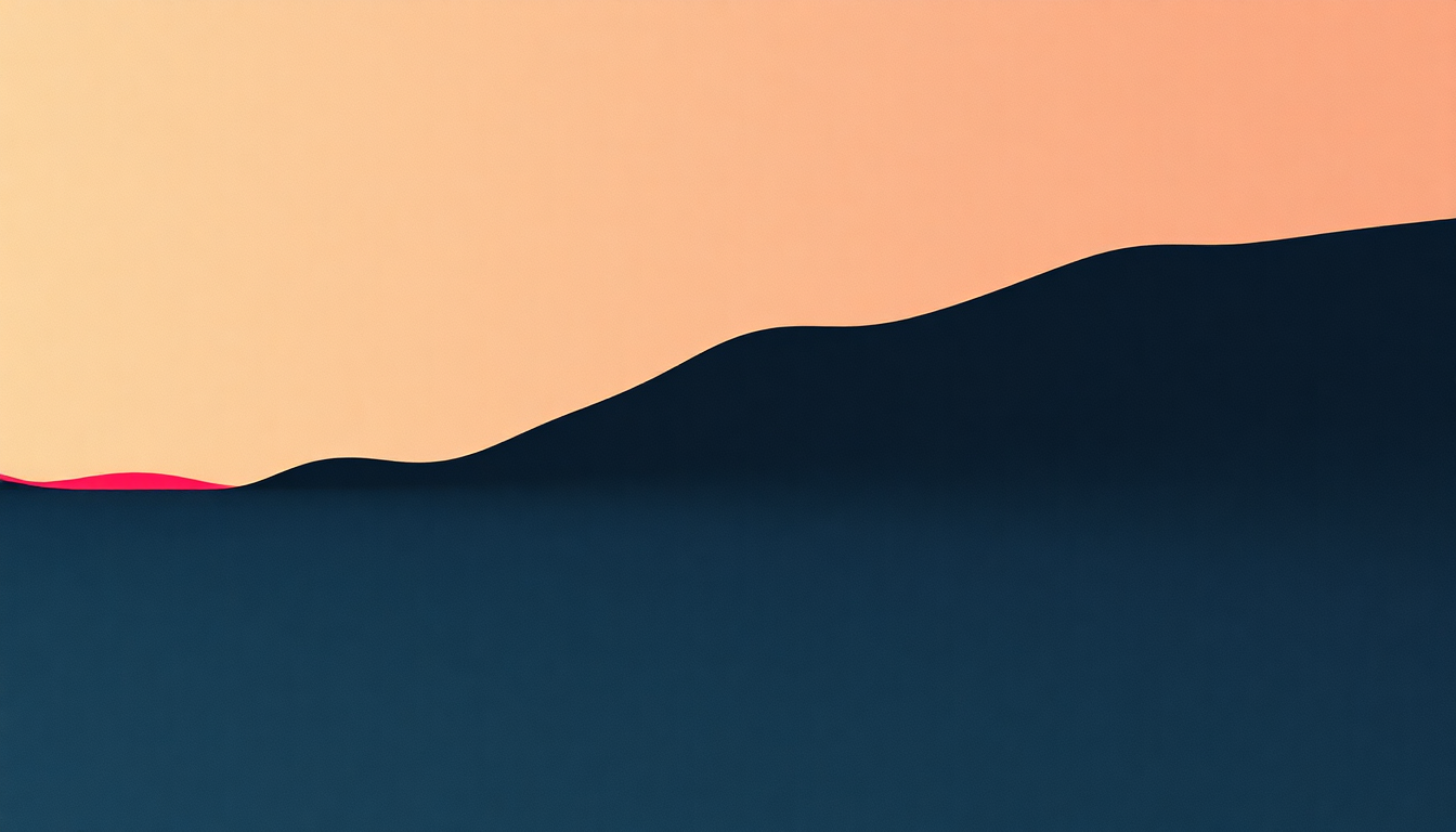 Fan-driven abstract illustration evoking the emotional arc of Eating Noddemix by Young Marble Giants