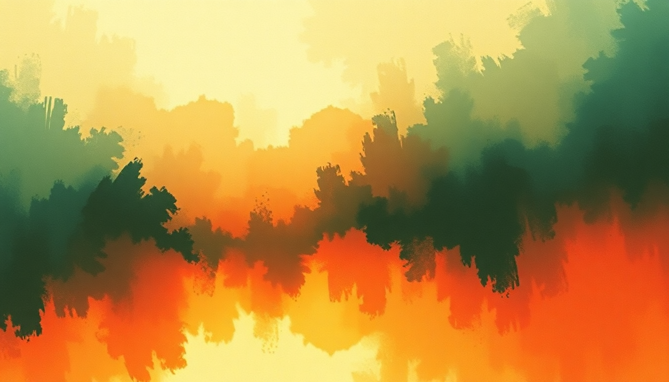 Fan-driven abstract illustration evoking the emotional arc of Echoes by The Rapture