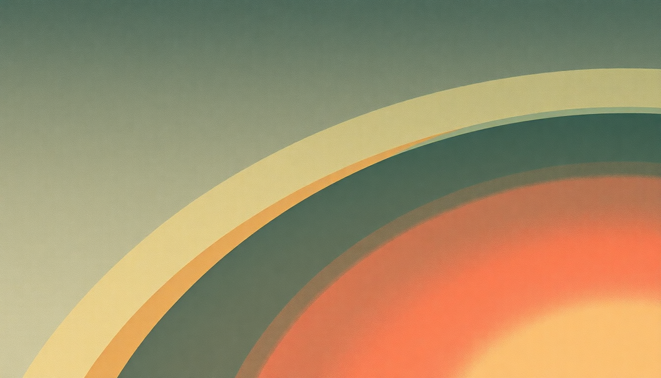 Fan-driven abstract illustration evoking the emotional arc of Education Entertainment Recreation by New Order