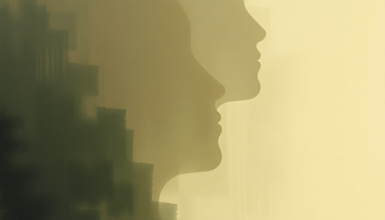 Fan-driven abstract illustration evoking the emotional arc of Ekapa Lodumo by Abdullah Ibrahim